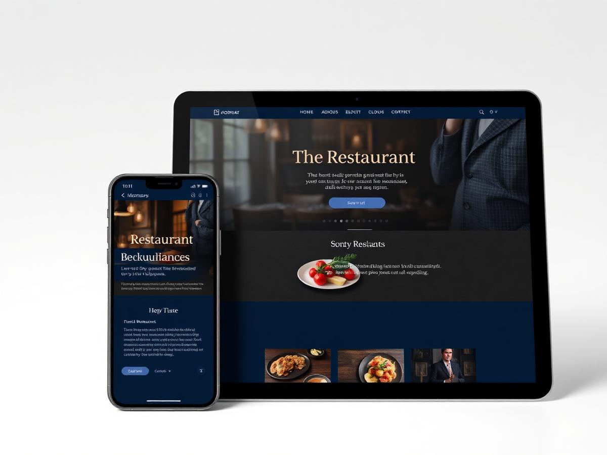 Projeto de site para Restaurante Contemporâneo